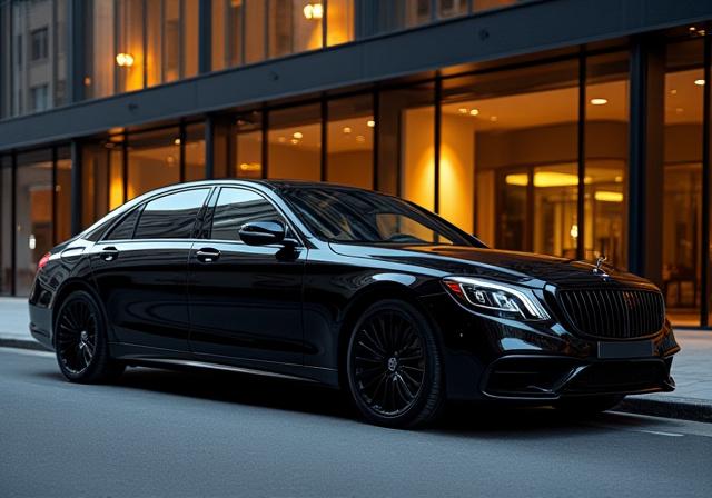 Black Luxury Sedan
